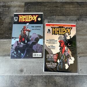 Hellboy 20th Anniversary Sampler #1 Mar.‎ 2014, & The Corpse Dark Horse Comics